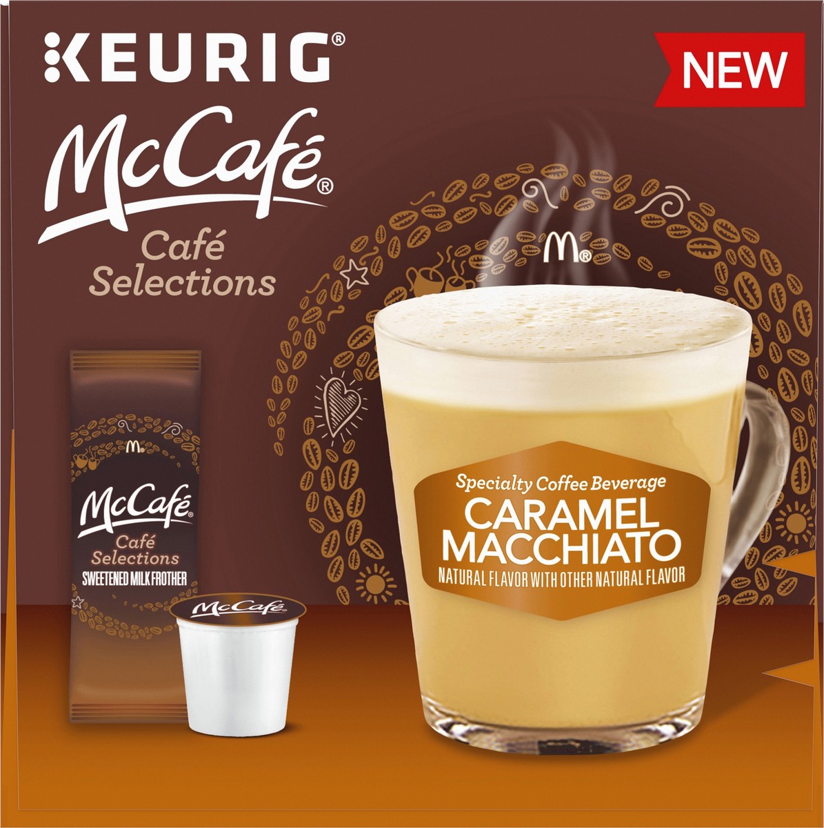 slide 11 of 14, McCafé Cafe Selections Caramel Macchiato 6 ct box, 7.83 oz