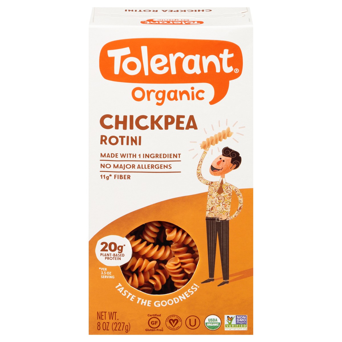 slide 5 of 11, Barilla Tolerant Chickpea Organic Rotini 8 oz, 8 oz