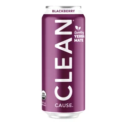 CLEAN CAUSE Blackberry Yerba Mate - 16 oz