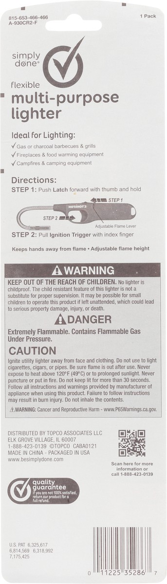 slide 4 of 9, Simply Done Flexible Multi-Purpose Lighter 1 ea, 1 ct