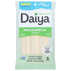 Daiya Dairy-Free Mozzarella Cheese Sticks 6 ea