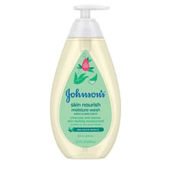 Johnson's Skin Nourish Moisture Baby Body Wash, Aloe Scent & Vitamin E, 20.3 Fl. Oz (600 mL)