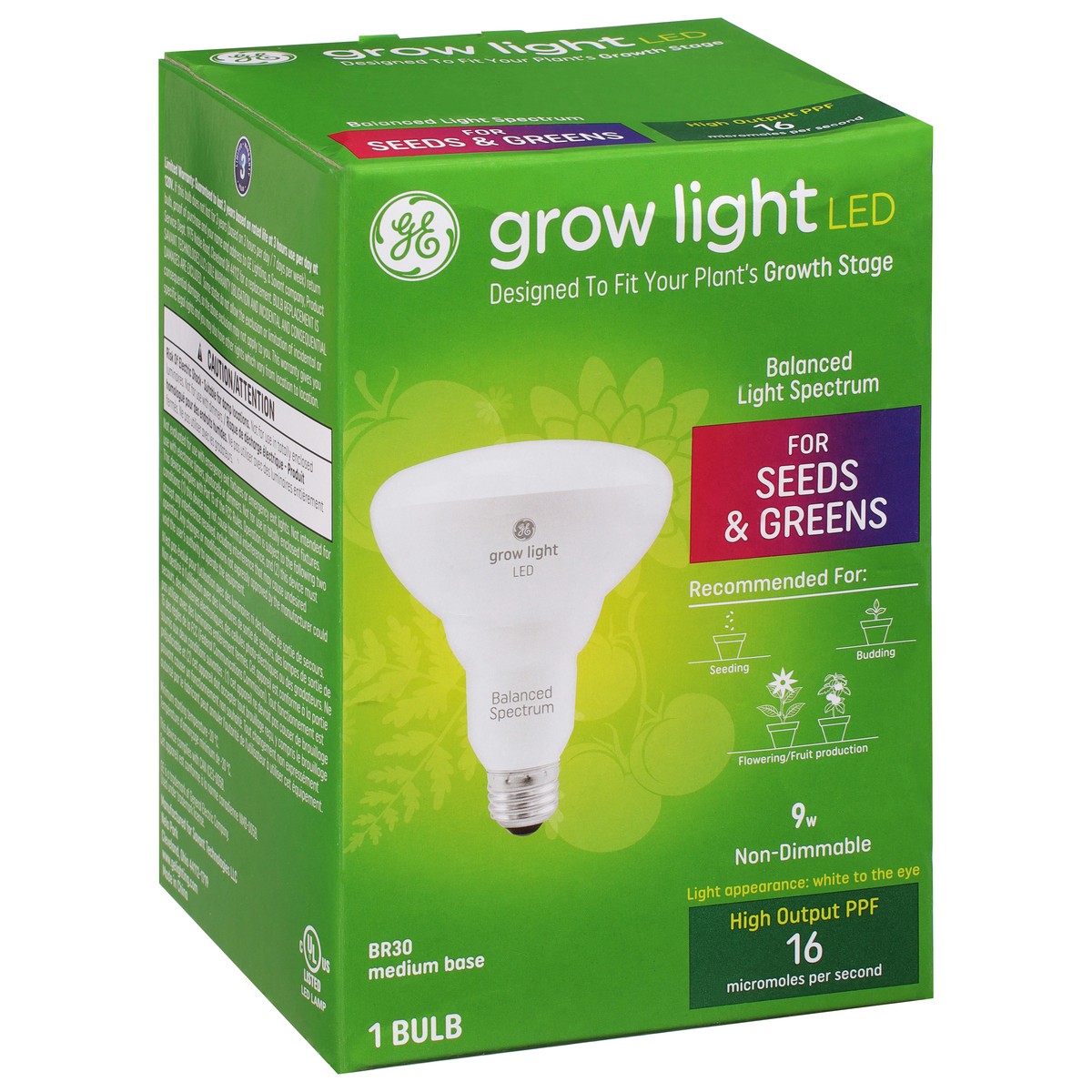 slide 8 of 9, Ge Led Grow Light, 1 ct