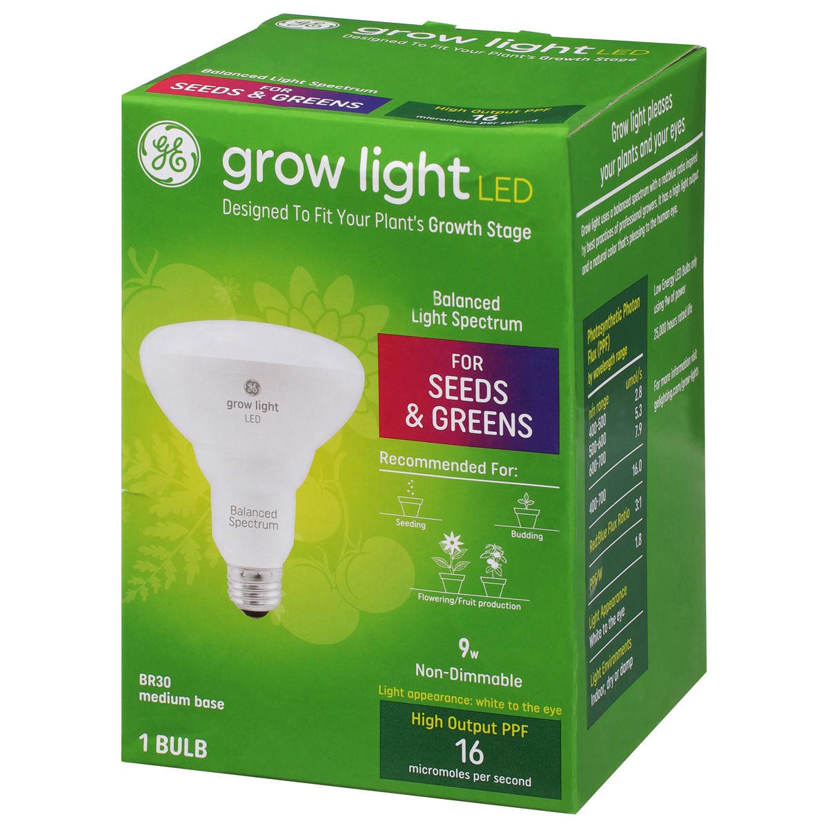 slide 9 of 9, Ge Led Grow Light, 1 ct