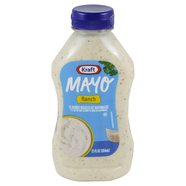 slide 1 of 2, Kraft Mayonnaise Ranch, 12 oz