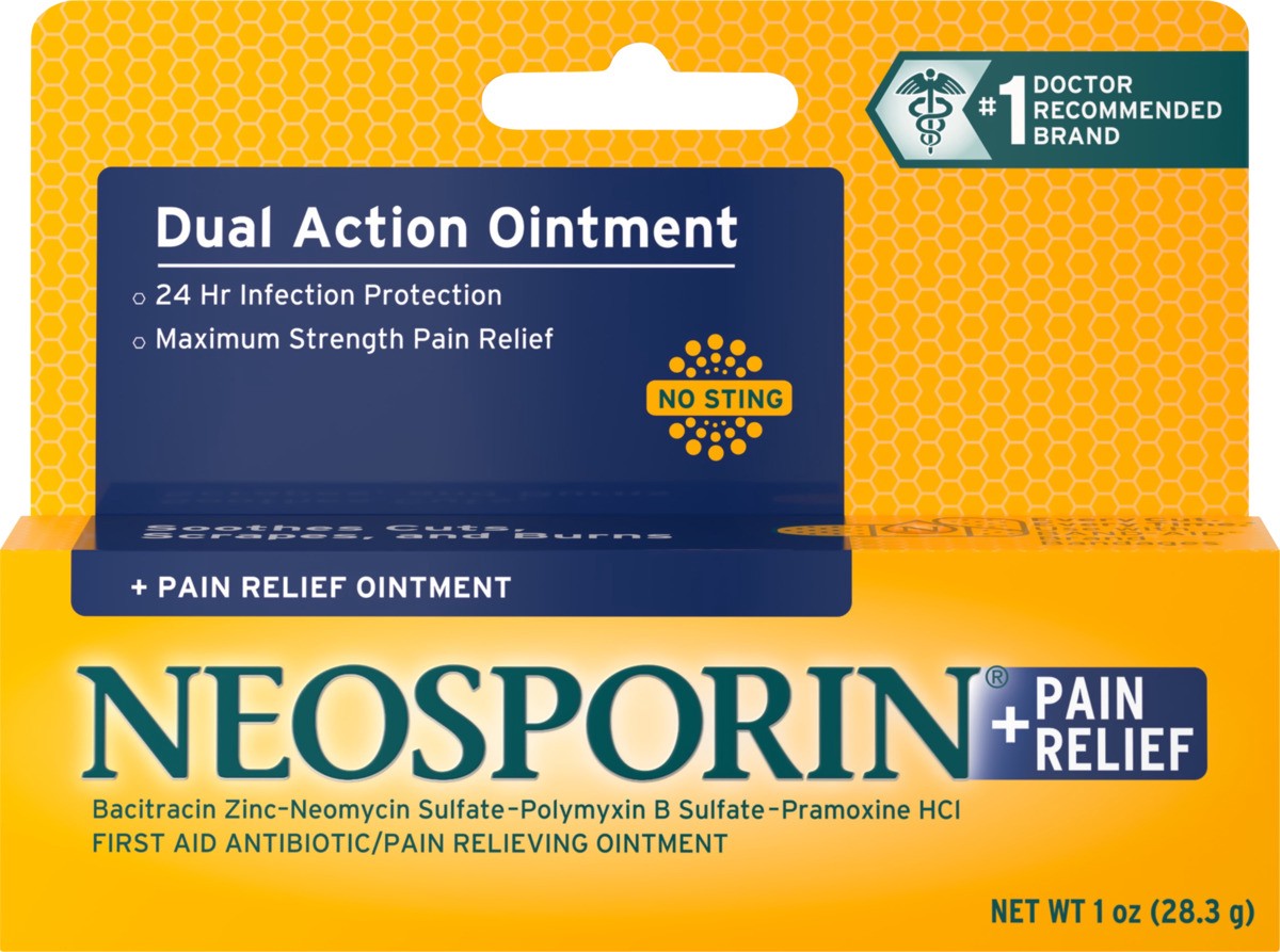 slide 5 of 6, Neosporin Antibiotic Ointments, 1 oz