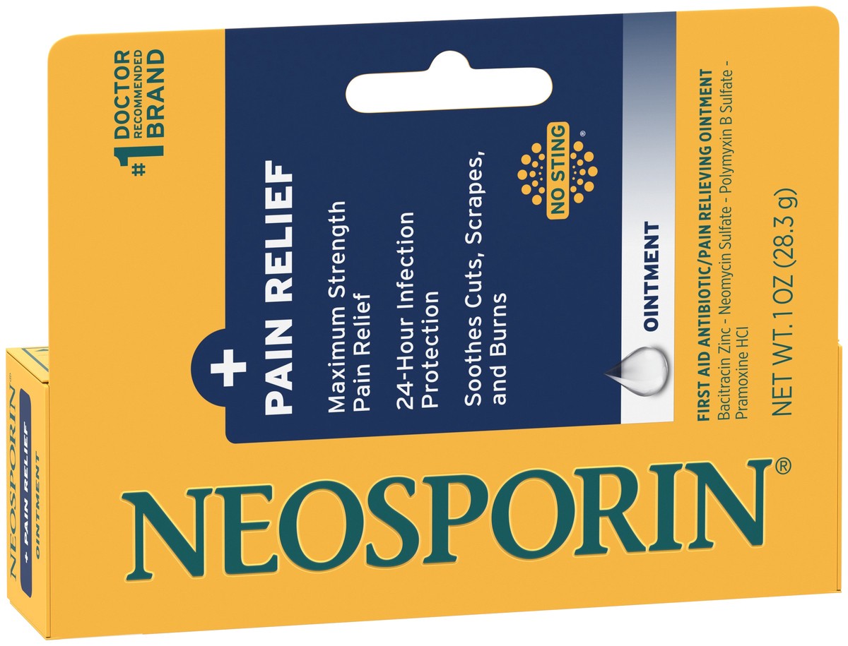 slide 1 of 6, Neosporin Antibiotic Ointments, Ointment, 1 oz