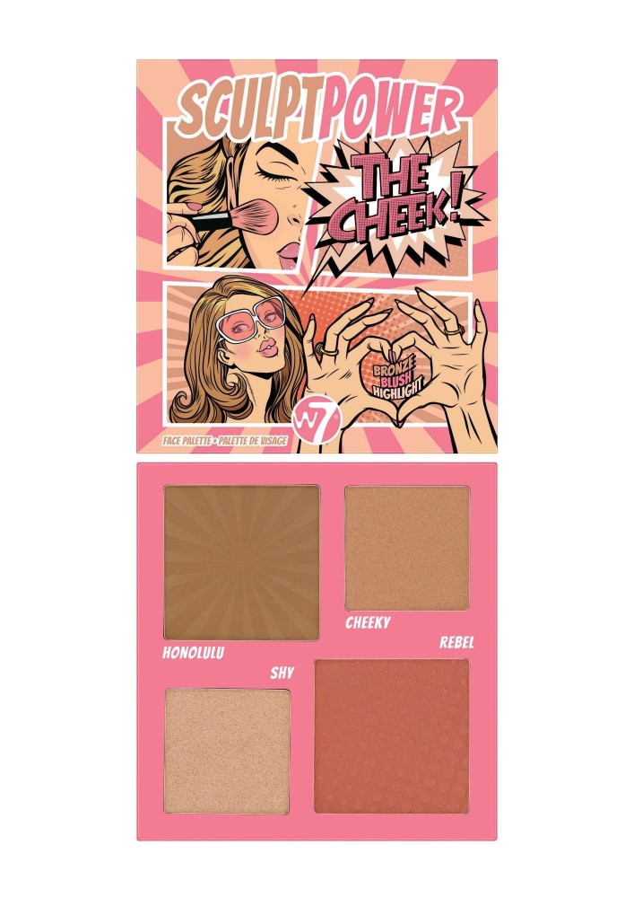 slide 1 of 1, W7 Sculpt Power Face Palette, 1 ct