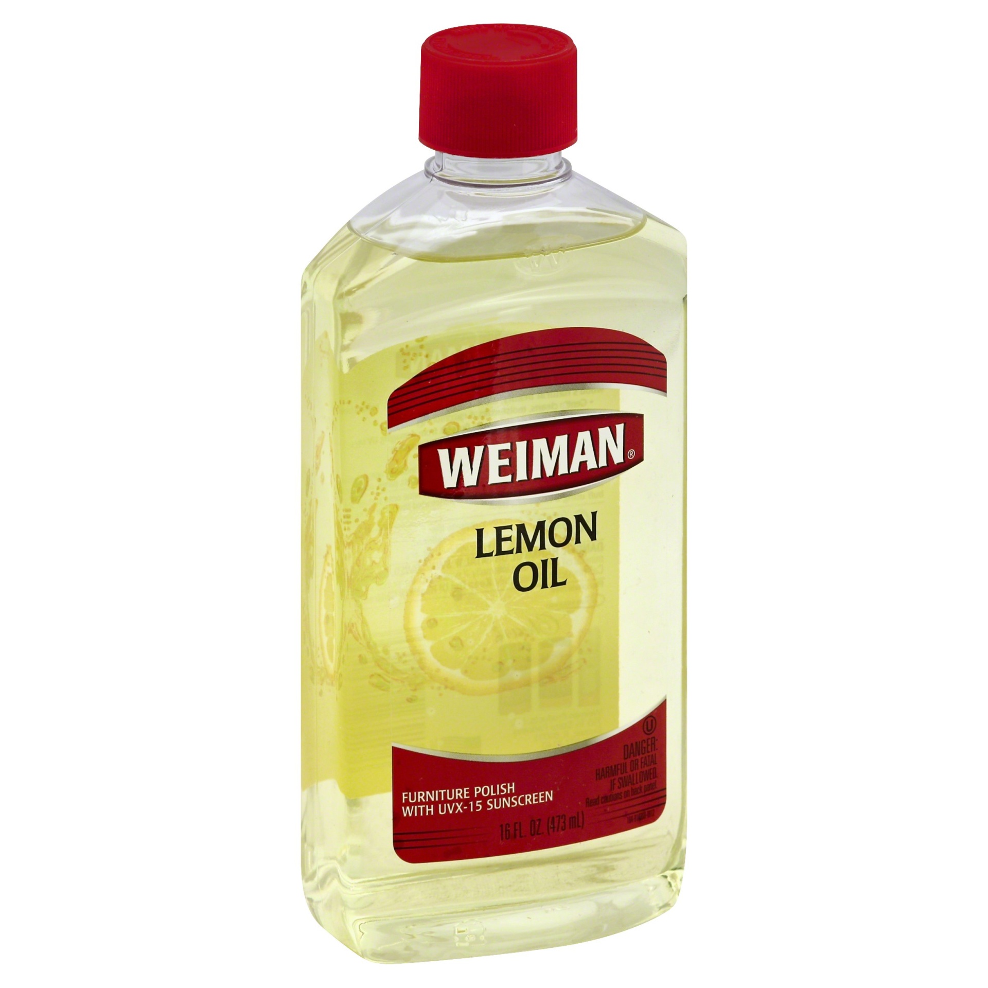 slide 1 of 1, Weiman Lemon Oil Furniture Polish With UVX-15 Sunscreen, 16 fl oz