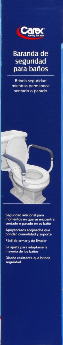 slide 4 of 5, Carex Toilet Support Rail 1 ea, 1 ct