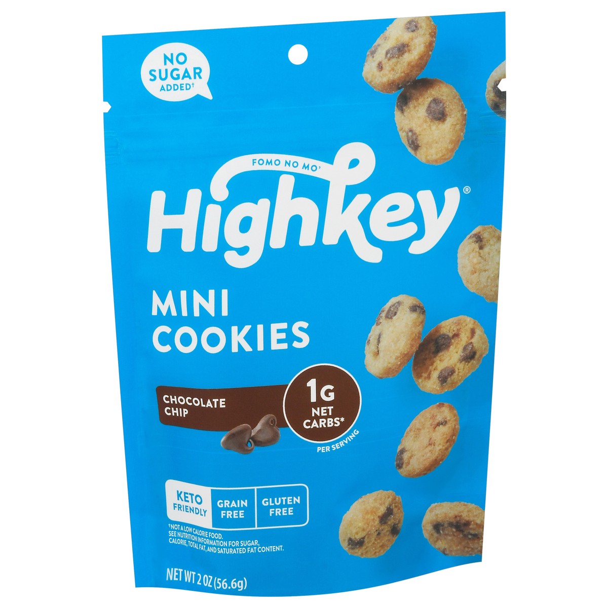 slide 2 of 9, HighKey Mini Chocolate Chip Cookies 2 oz, 2 oz