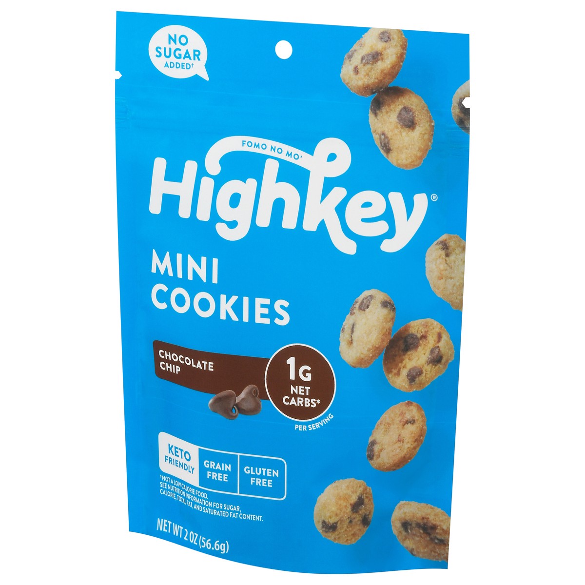 slide 3 of 9, HighKey Mini Chocolate Chip Cookies 2 oz, 2 oz