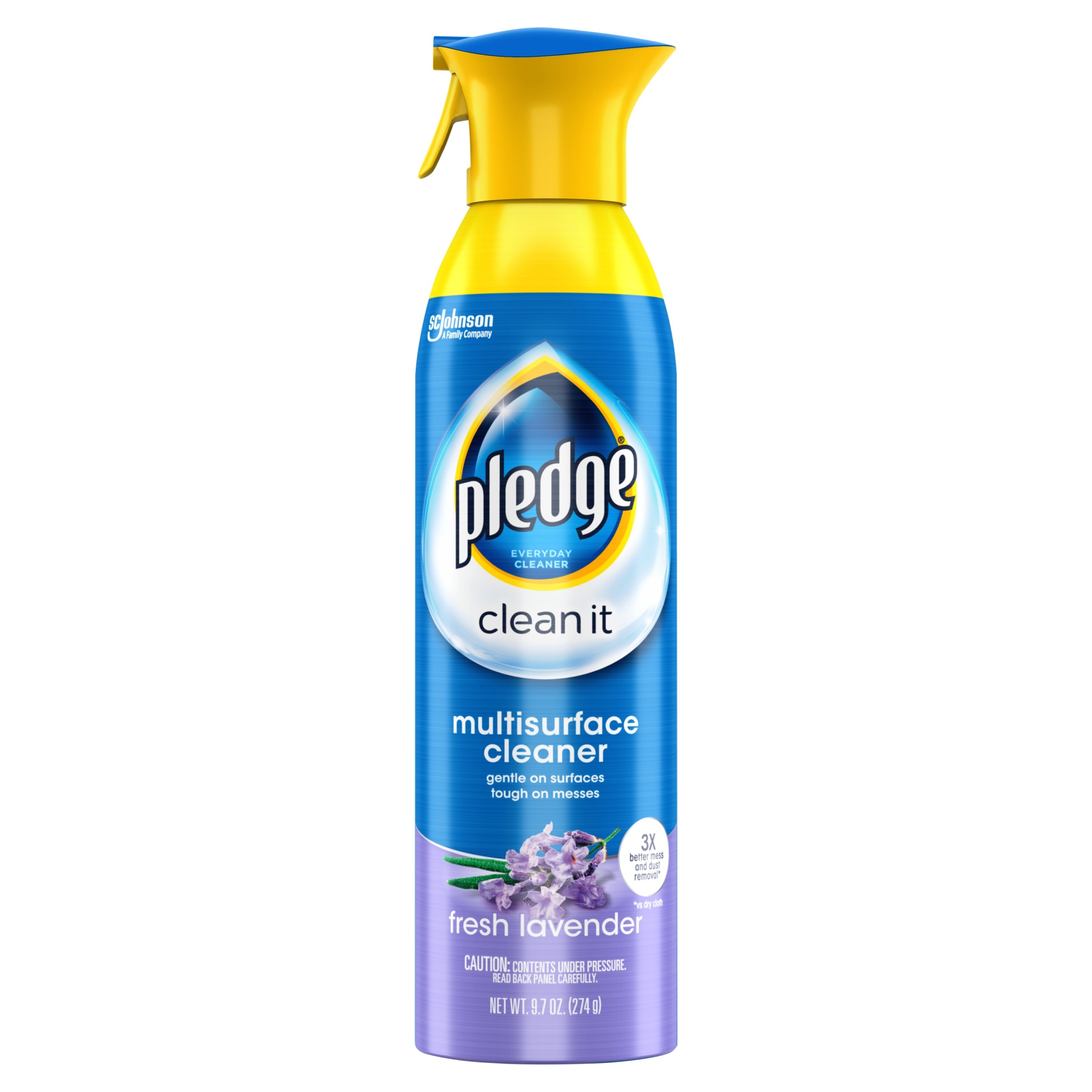 slide 7 of 7, Pledge Multi Surface Cleaner - Lavender, 9.7 oz