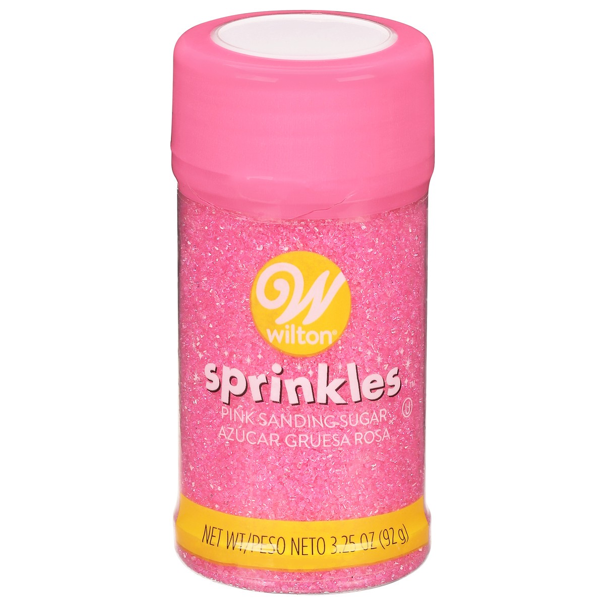 slide 1 of 6, Wilton Pink Sanding Sugar Sprinkles 3.25 oz, 3.25 oz