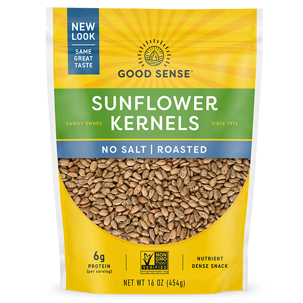slide 1 of 1, Good Sense No Salt Sunflower Nuts, 16 oz