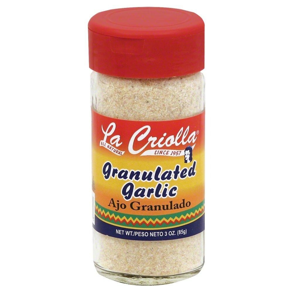 slide 1 of 1, La Criolla Granulated Garlic, 3 oz