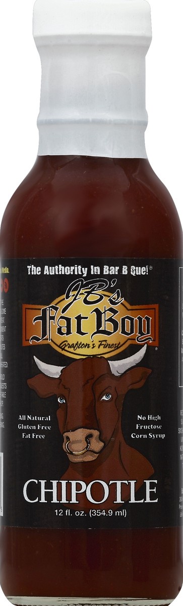 slide 2 of 2, JBs Fat Boy Bar B Que Sauce 12 oz, 12 oz
