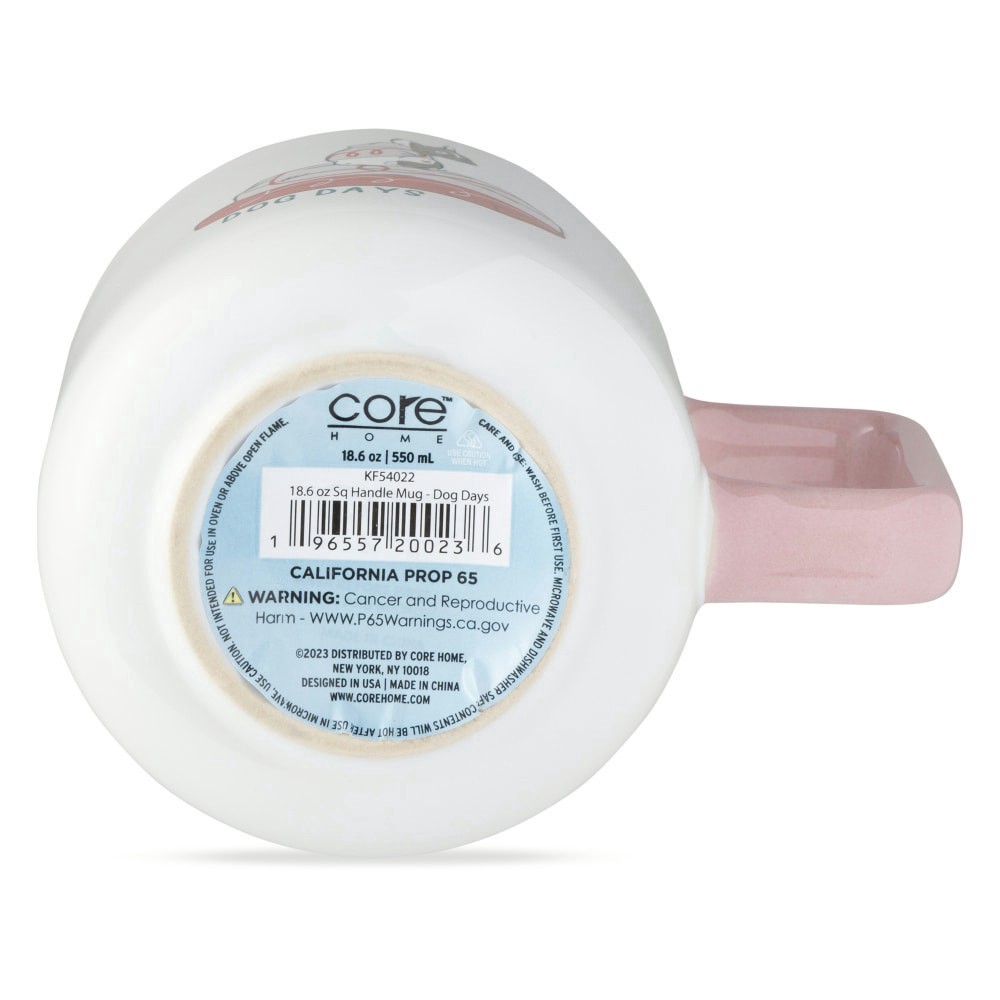 slide 2 of 3, Core Home Square Handle Mug - Dog Days, 18.6 oz