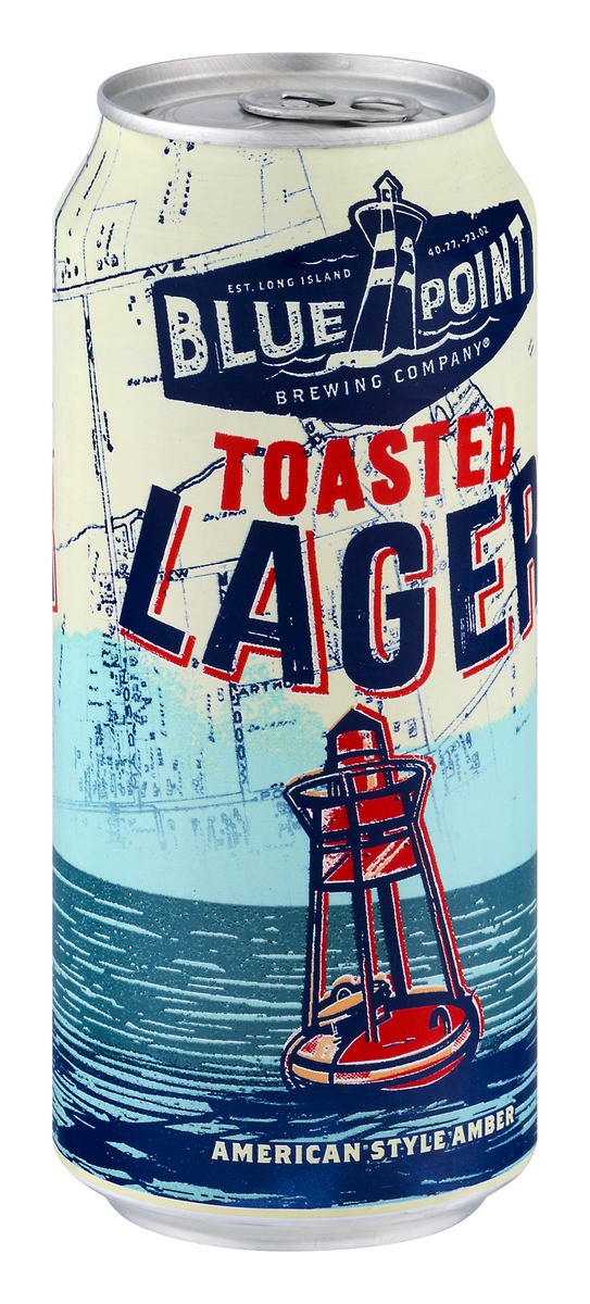 slide 9 of 9, Blue Point Toasted Lager, 4 Pack 16 fl. oz. Cans, 4 ct; 16 fl oz