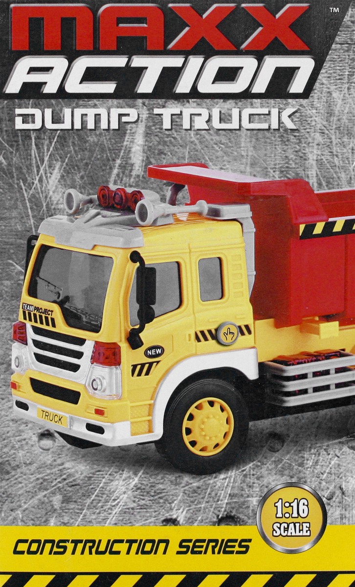 slide 8 of 9, Maxx Action Construction Series Dump Truck Toy 1 ea, 1 ct