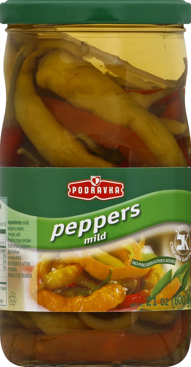 slide 2 of 2, Podravka Feferoni Mild Peppers, 1 ct