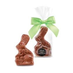 1.75 Oz Milk Rabbit With Basket 6 Ct