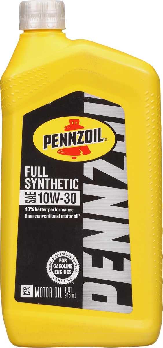 slide 7 of 9, Pennzoil SAE 10W-30 Full Synthetic Motor Oil 1 qt, 1 qt