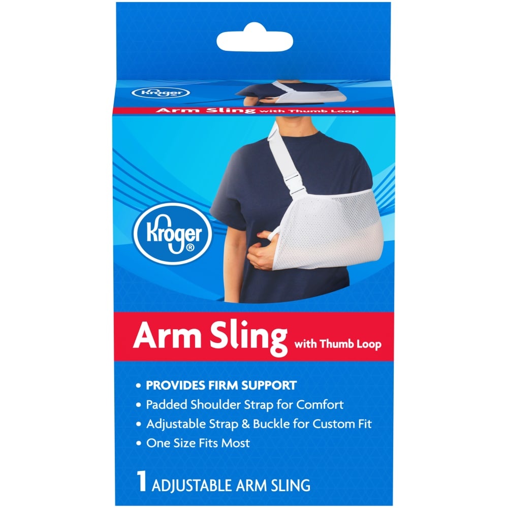 slide 1 of 1, Kroger Adjustable Arm Sling, 1 ct