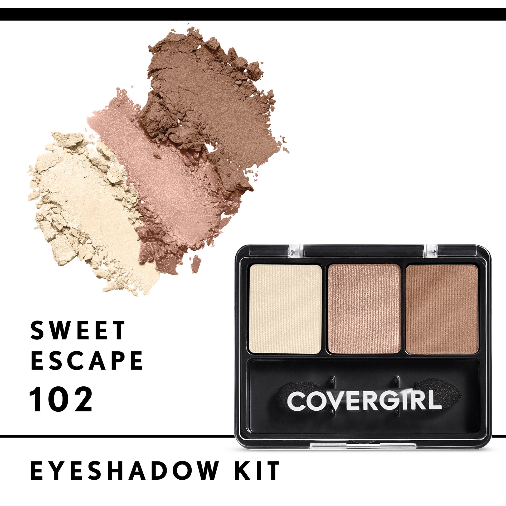 slide 1 of 4, Covergirl Eye Enhancers 3 Kit Eyeshadow Trio Sweet Escape 102, 4.00 G 0.14 OZ, 1 ct
