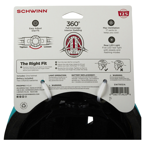 slide 4 of 5, Schwinn Bike Helmet 1 ea, 1 ea