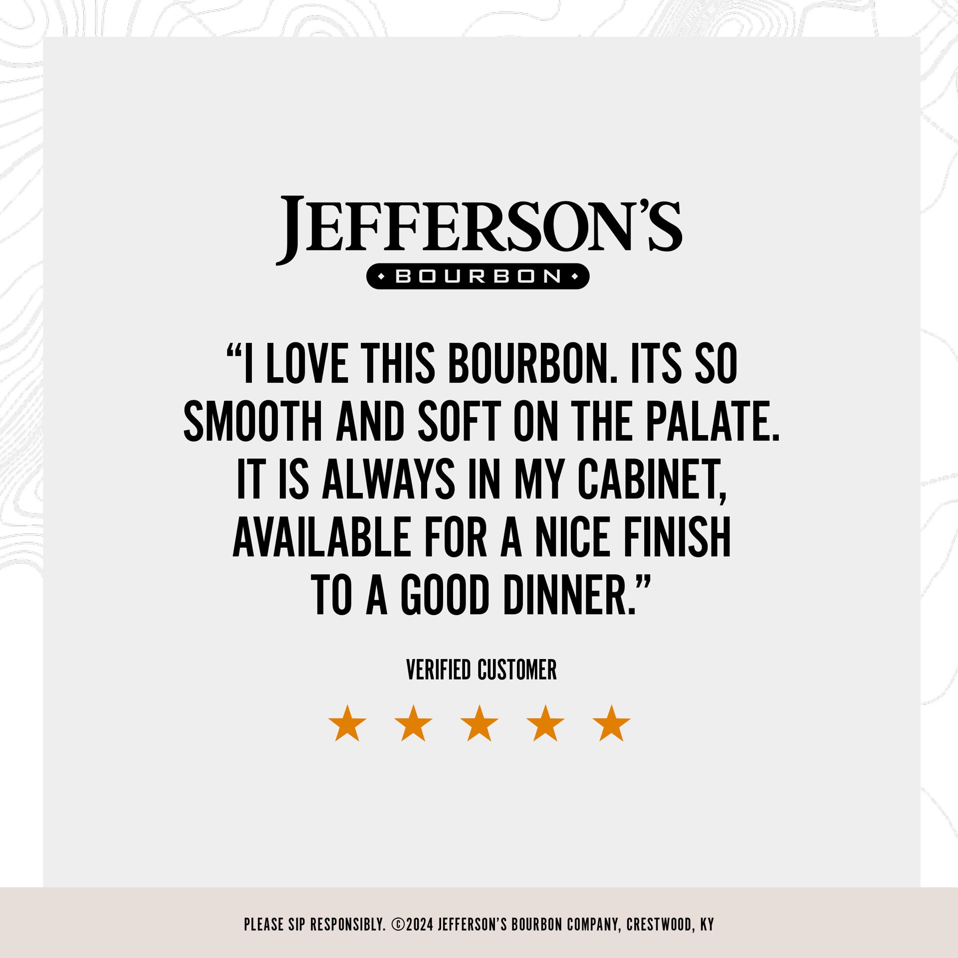 slide 2 of 6, Jeffersons Jefferson's Bourbon Whiskey, 1.75 L Bottle, 41.15% ABV, 1.75 liter