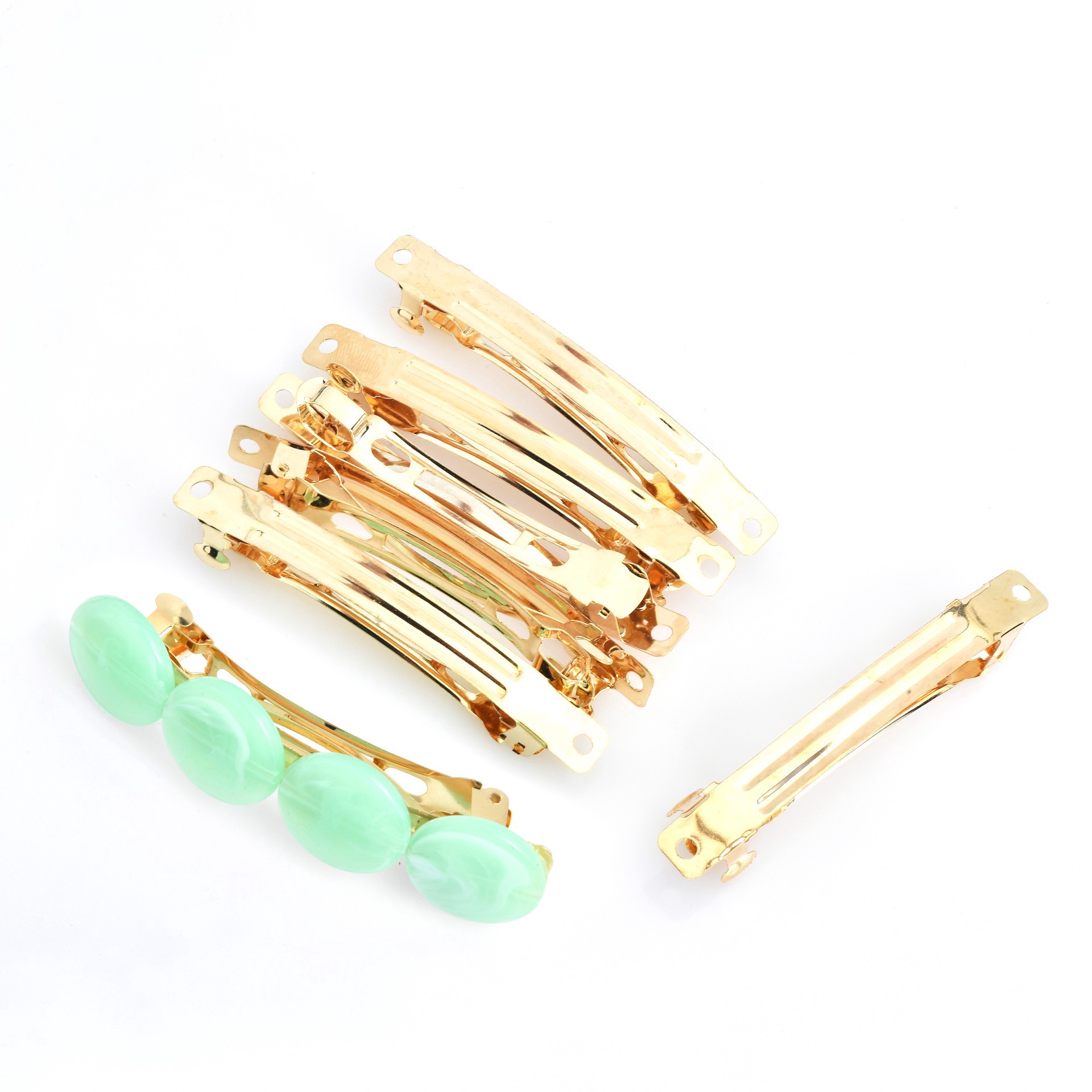 slide 2 of 3, 8.5mm French Barrette Blanks, 8ct. By Bead Landing, 5 mm