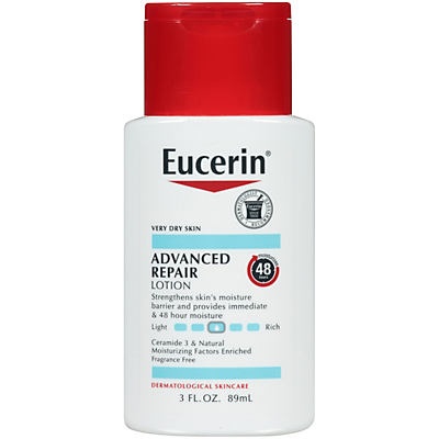 slide 1 of 1, Eucerin Advanced Repair Lotion Very Dry Skin Fragfree, 3 oz