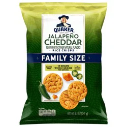 Quaker Rice Crisps Jalapeno Cheddar 8.5 oz
