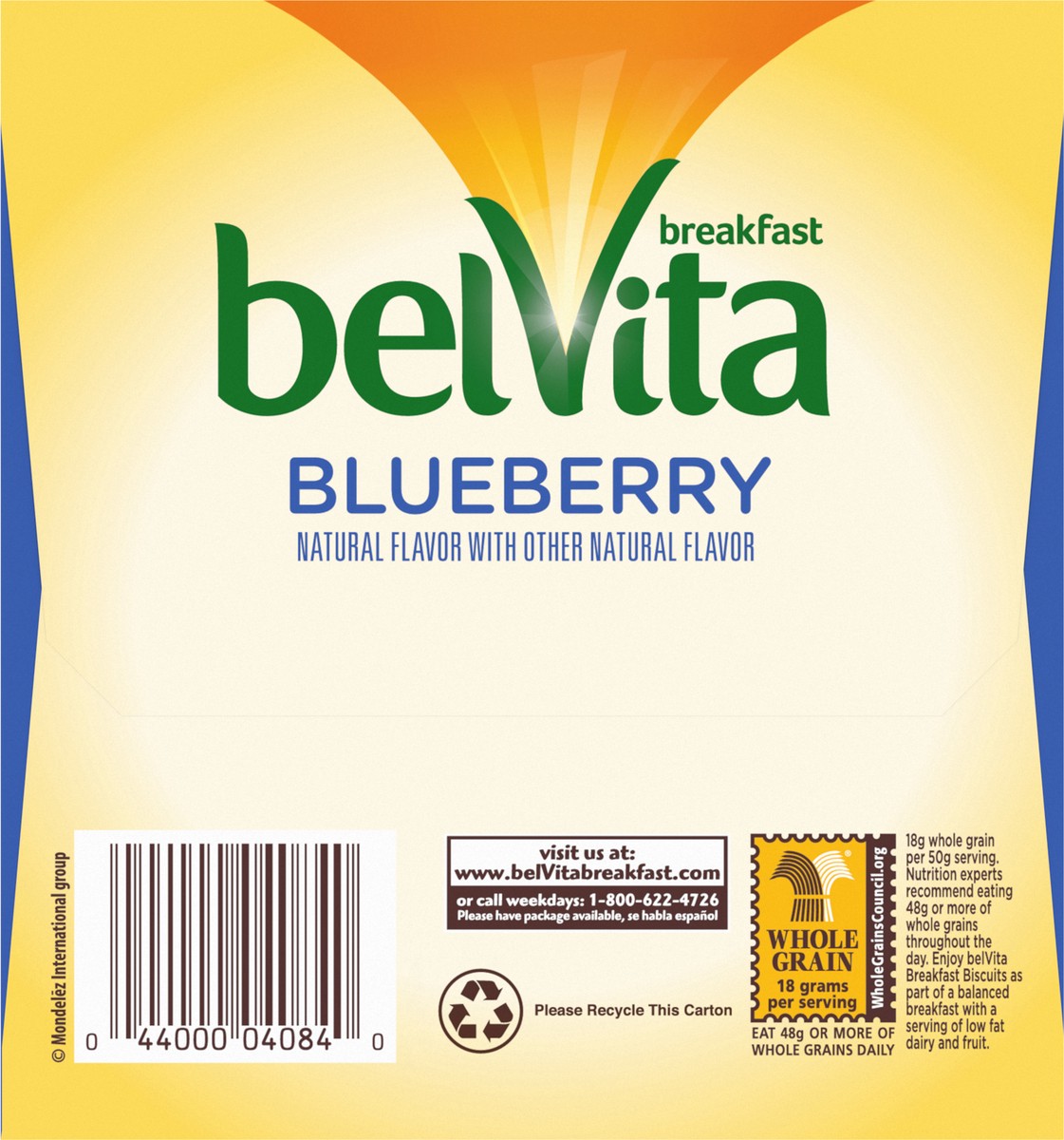 slide 7 of 14, belVita Blueberry Breakfast Biscuits, 25 Packs (4 Biscuits Per Pack), 44 oz