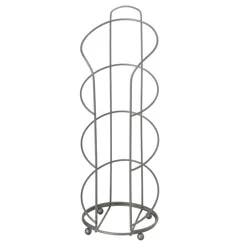 Zenna Home Satin Nickel Freestanding Toilet Paper Holder
