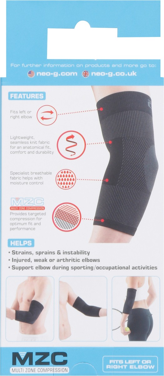 slide 2 of 13, Neo G Airflow Black Mild Elbow Support Size M 1 ea, 1 ct