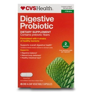 slide 1 of 1, CVS Health Digestive Probiotic Capsules, 45 ct