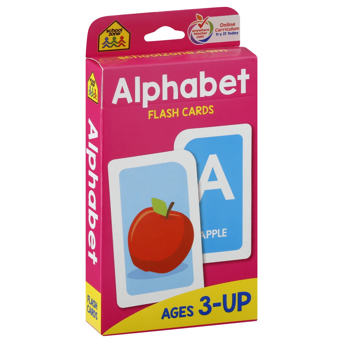 slide 4 of 9, School Zone Alphabet Flashcards, 1 ct