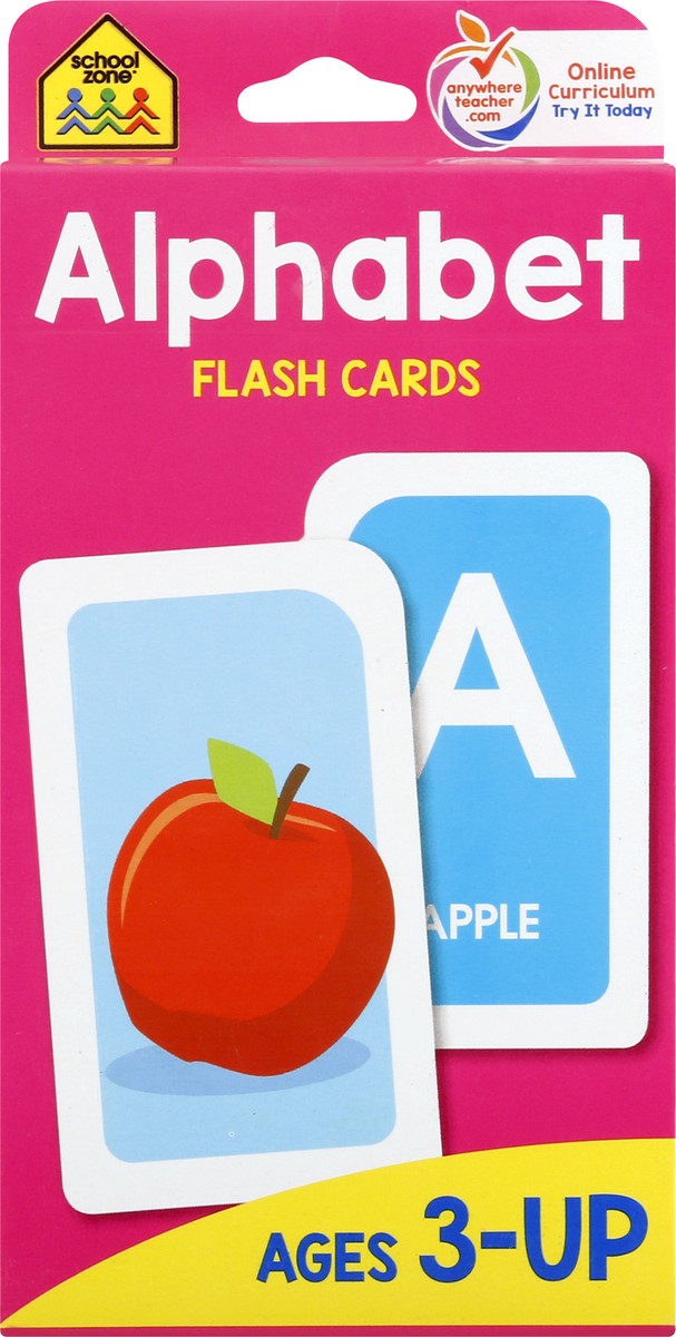 slide 9 of 9, School Zone Alphabet Flashcards, 1 ct