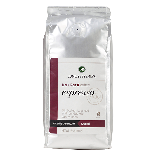 slide 1 of 1, L&B Ground Espresso Roast Coffee - 12 oz, 12 oz