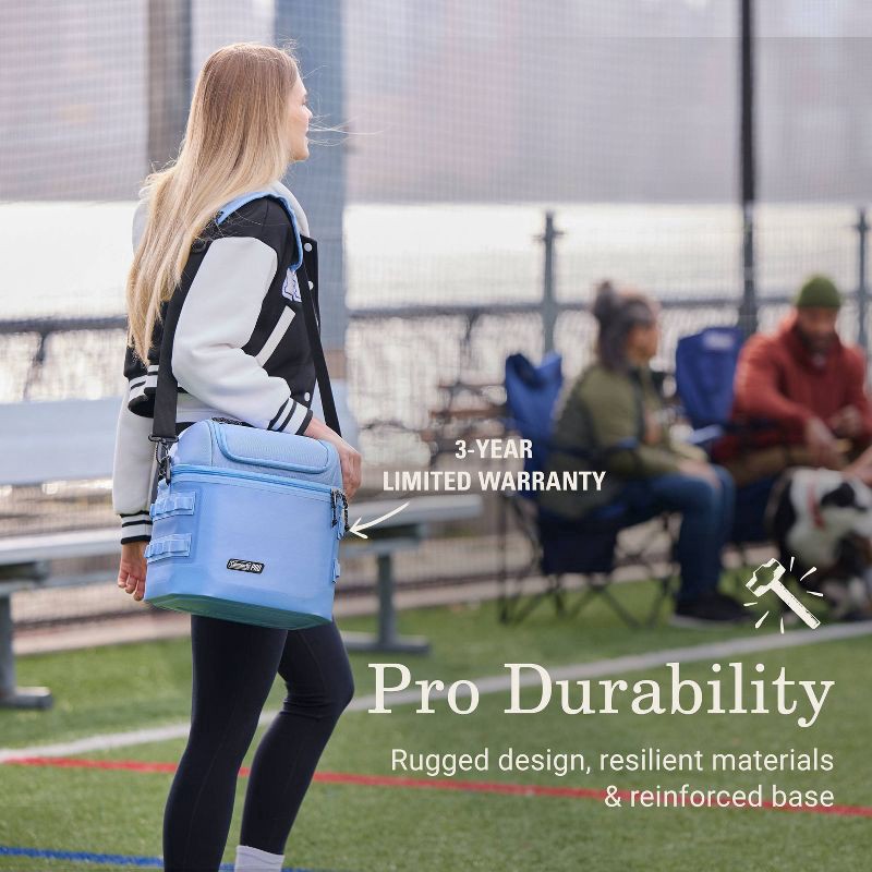 slide 4 of 6, Coleman Pro 16 Cans Soft Sided Cooler - Blue Sky, 16 cans