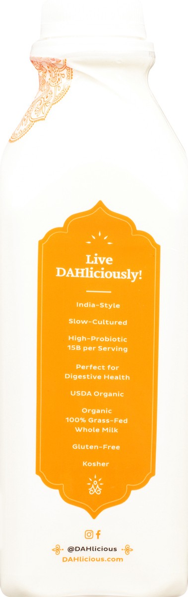slide 10 of 13, Dahlicious Organic India Style Plain Lassi 32 oz, 32 oz