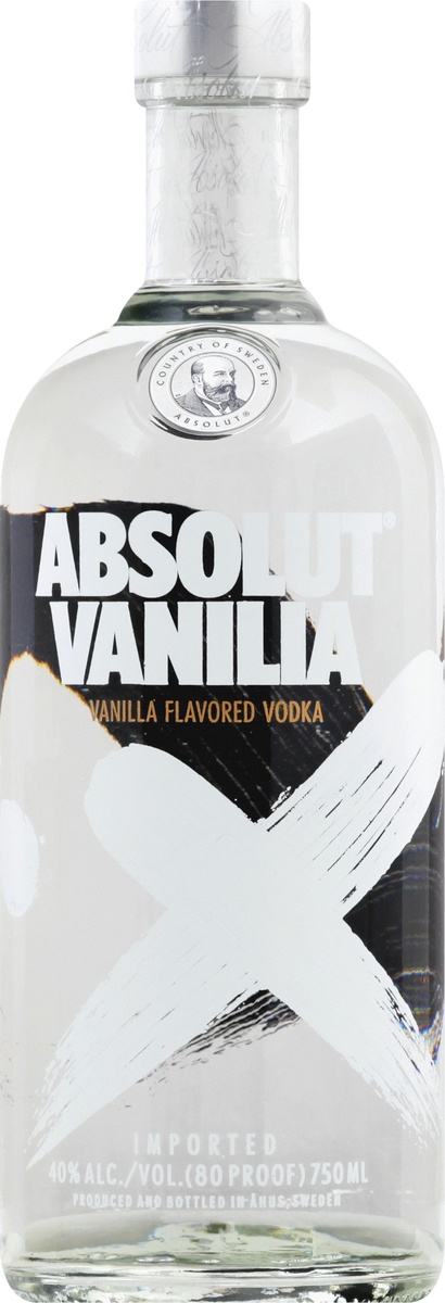 slide 5 of 7, Absolut Vanilia Vodka, 750 ml