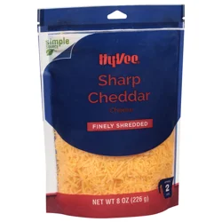 Hy-vee Sharp Cheddar Finely Shredded Cheese