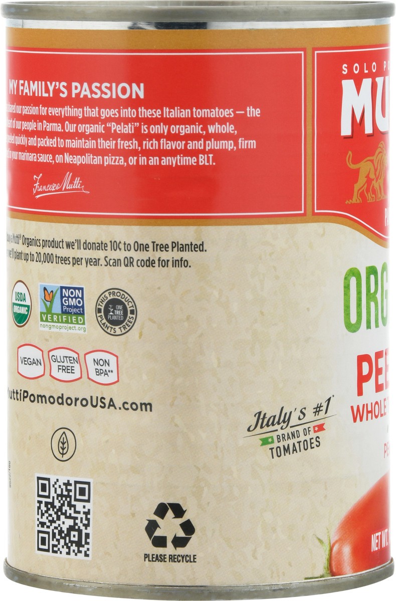 slide 12 of 14, Mutti Organic Peeled Whole Tomatoes 14 oz, 14 oz