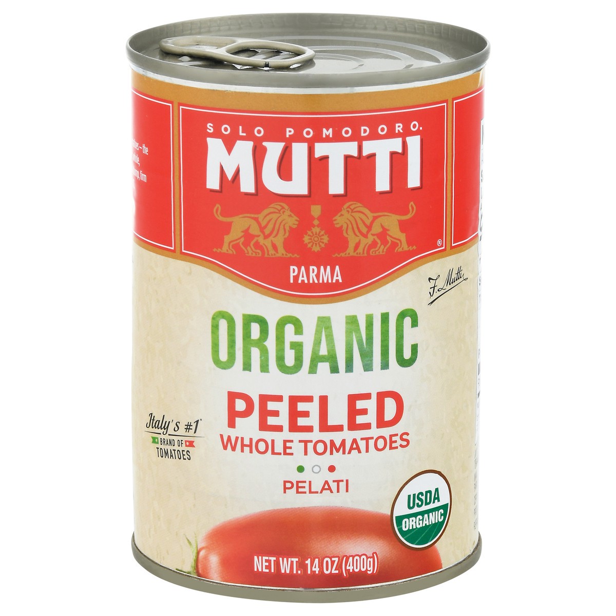 slide 14 of 14, Mutti Organic Peeled Whole Tomatoes 14 oz, 14 oz