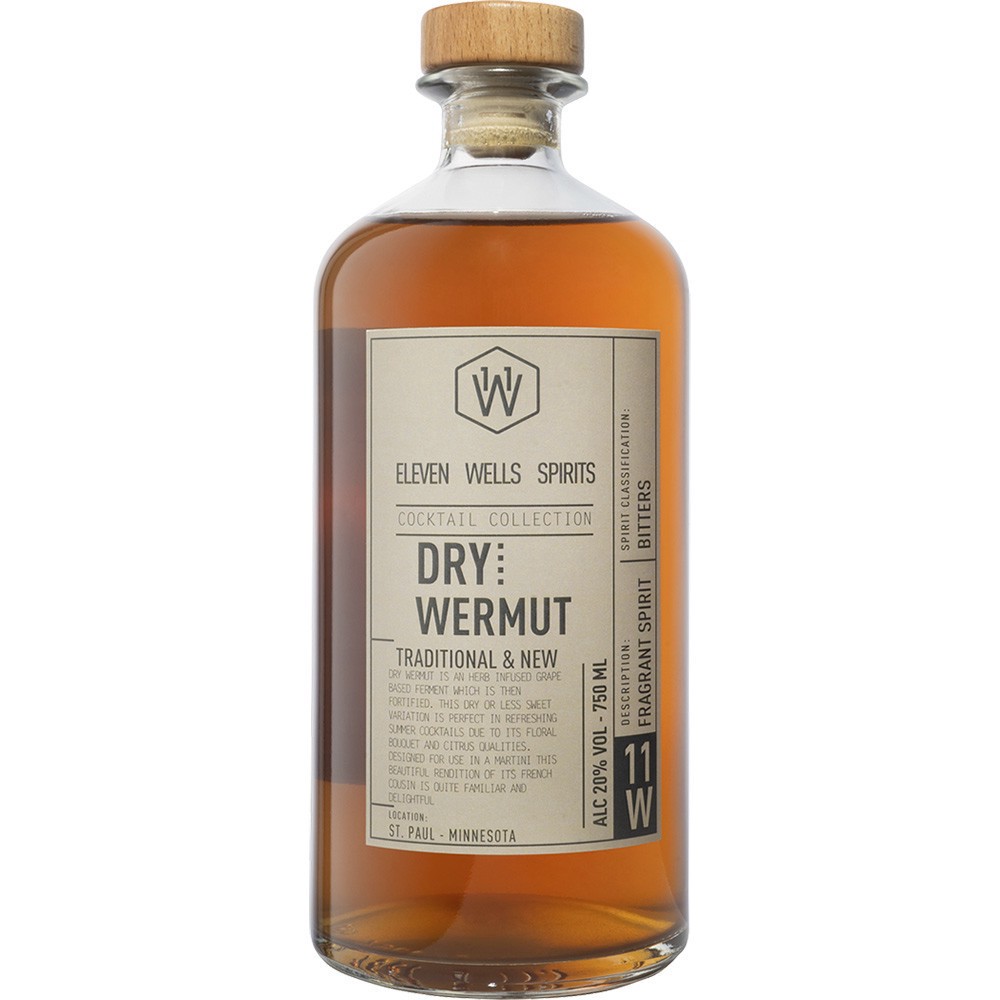 slide 1 of 1, 11 Wells Dry Wermut, 750 ml
