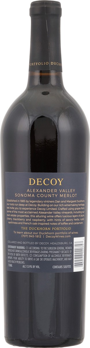 slide 2 of 9, Decoy Alexander Valley Merlot 750 ml, 750 ml