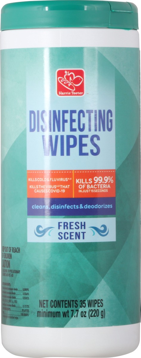 slide 2 of 11, Harris Teeter yourhome Harris Teeter yourhome Disinfecting Wipes - Fresh, 35 ct